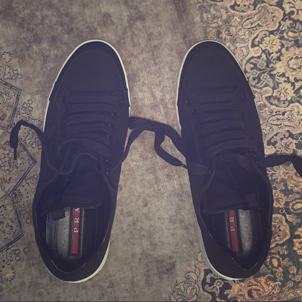 Prada sneakers  like new only worn twice.